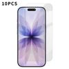Kalebol 10pcs High-Aluminum Semi-Screen Anti-Fingerprint HD Tempered Glass Film