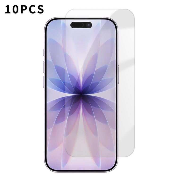 Kalebol 10pcs High-Aluminum Semi-Screen Anti-Fingerprint HD Tempered Glass Film