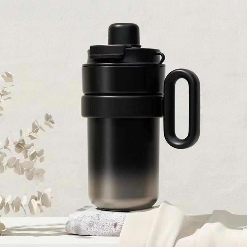 Shuixi Cute Double Drink Insulated Stainless Steel Water Bottle