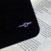 Star Heart Purple Diamond Open Ring - Cold Aesthetic Korean Style for Women, Gentle Skin-Brightening, Simple Stacking, Best Friend Jewelry
