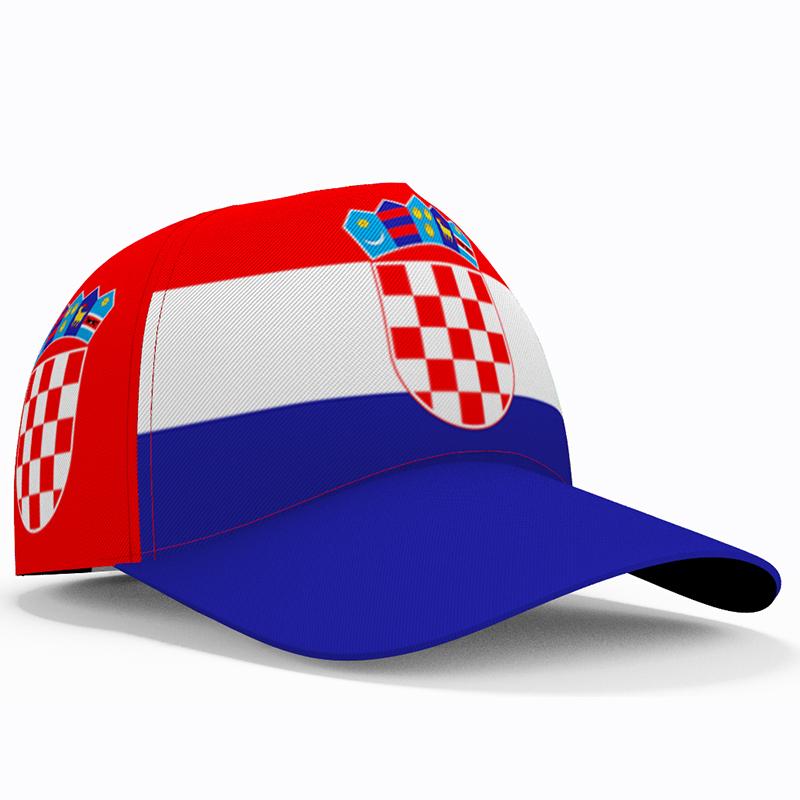 Croatia Baseball Cap Free Custom Name Number Team Logo Hr Hat Hrv Country Travel Croatian Nation Hrvatska Republic Flag Headgear