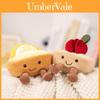 Waffle Shape Plush Toy With Pp Cotton Filling For Gift And Play