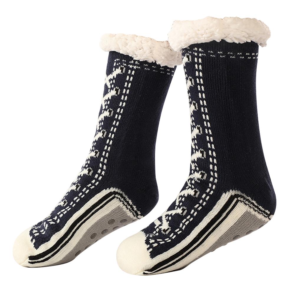 Thermal Plush Socks Fluffy Home Socks Comfortable Soft Work Socks Shoe Style Winter Socks Shoes for Living Room Bedroom