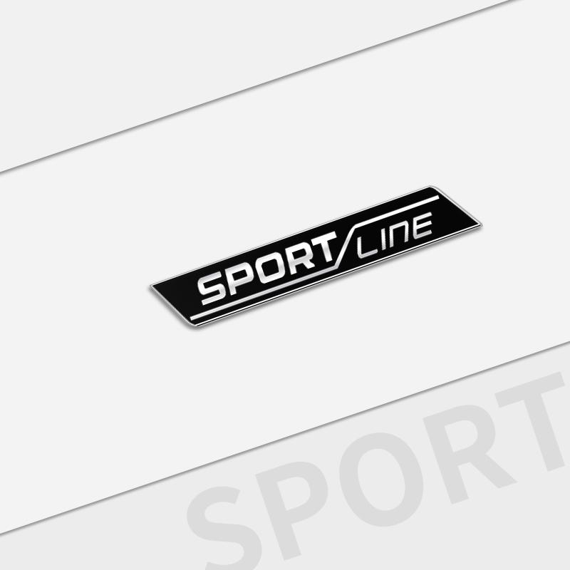 Cycr3 Auto Metal For Skoda Sportsline Grille Logo Fabia Rapid Octavia Superb KAMIQ KODIAQ Car Interior Badge Decals Trunk Sticker