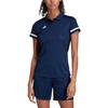 Polo Shirts Women's Blue Polo Collar Moderate Straight Fit DY8863