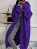 Women's Autumn/Winter Long Knit Cardigan: Loose Fit, Lazy Style, Long Sleeve Base Layer.