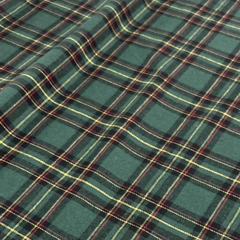 Christmas Tablecloth Vintage Striped Checkered Cotton Linen Dining Party Decor