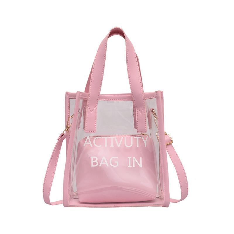 clear plastic sling bag