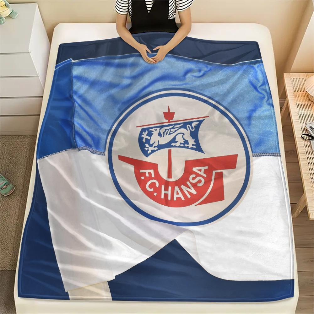 Hansa team,pattern Flannel Blanket, High quality Comfortable for All Seasons, Home Decor, Warmth and Comfort, Perfect for Gifts.