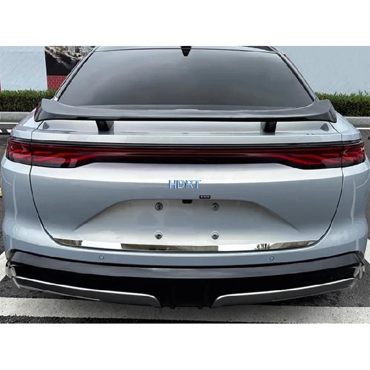 For BYD Han L 2025 + Car Rear Trunk Tail Gate Trim Garnish Body Kit Styling Protector Decoration Accessories Exterior Sticker