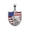 Pendant Hip Hop Hiphop Jewelry Flag Eagle Accessories Necklace