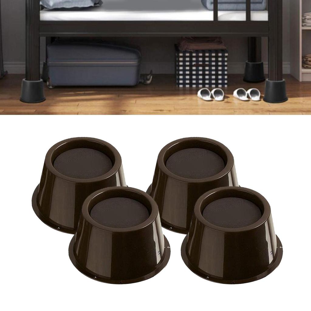 4Pcs Home Cabinet Furniture Legs Lifting Increased Feet Pad Luminous Non-Slip Heavy Duty Appliance Bed Riser Floor