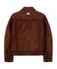 Ungimmick Oil Brushed Western Suede Jacket (Tan Brown / Goatskin)