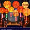 Chinese New Year Fu Character Paper Lantern - Spring Festival Atmosphere Decoration with Ancient Style Pendant