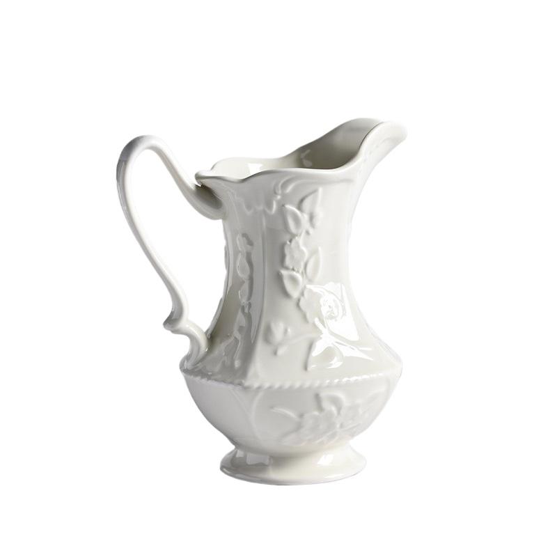 Creative Nordic Ceramic Irregular Vases, Home Living Room Desktop Office Decorations, Modern Minimalist, Flower Arrangement, 1Pc