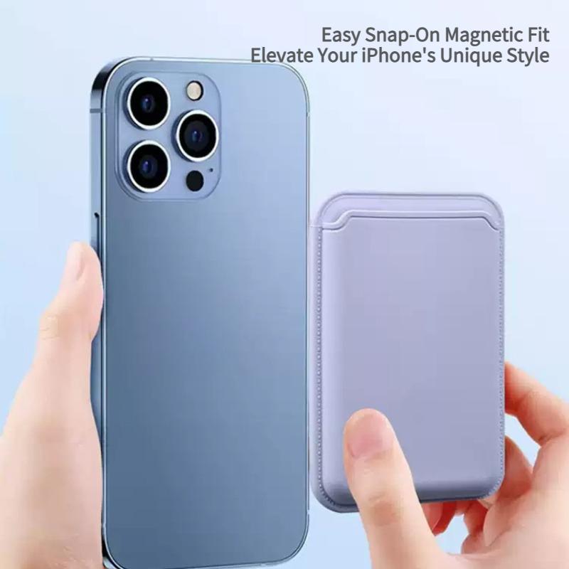 Candy Color Original Liquid Silicone Card Bag Case for IPhone 17 ProMax 16 14 15 Strong Magnetic for Magsafe Card Storage Wallet