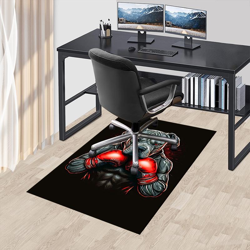 

Boxing Dog Chair Mat Office Carpet for Home Decor, Oversized Rug for Sofa, Desk, Bedroom, Living Room, Gift Idea 60cm by 90cm