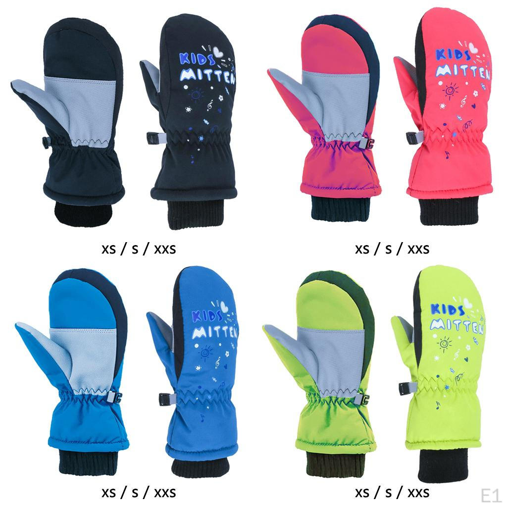 Children Outdoor Winter Waterproof Gloves Snowboard Warm Windproof for