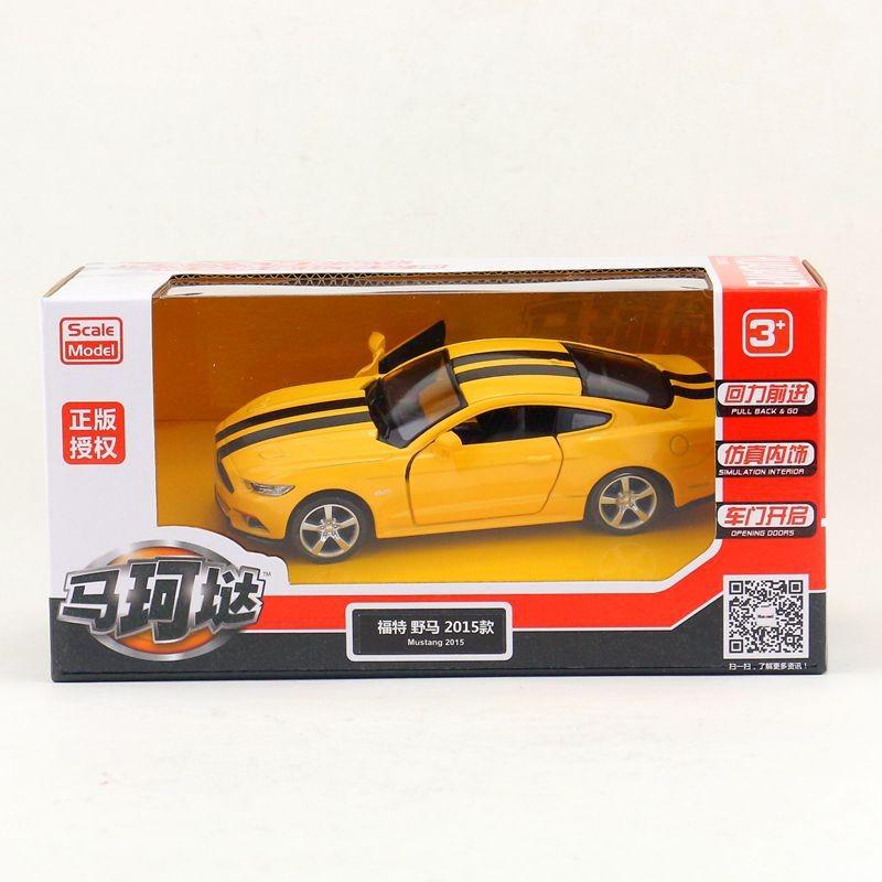 Alloy Ford Mustang Model For Kids With Inertial Control And Open Window Design For Collectors