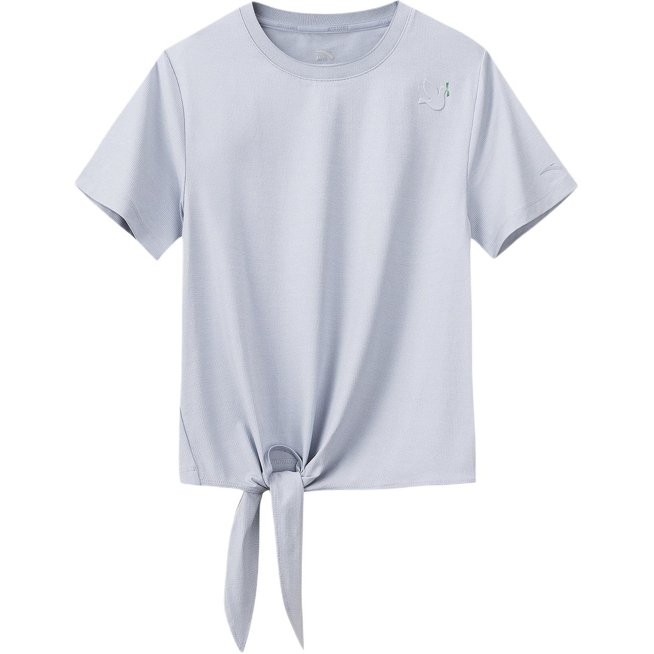 

Anta Solid Color Versatile Round Neck Casual Short Sleeve T-Shirt Women tops 162628118-2 M