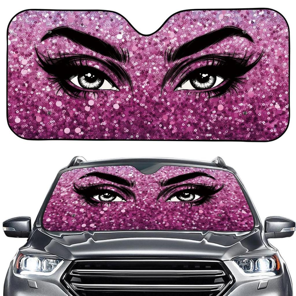 Universal Customizable One-Piece Car Windshield Sunshade