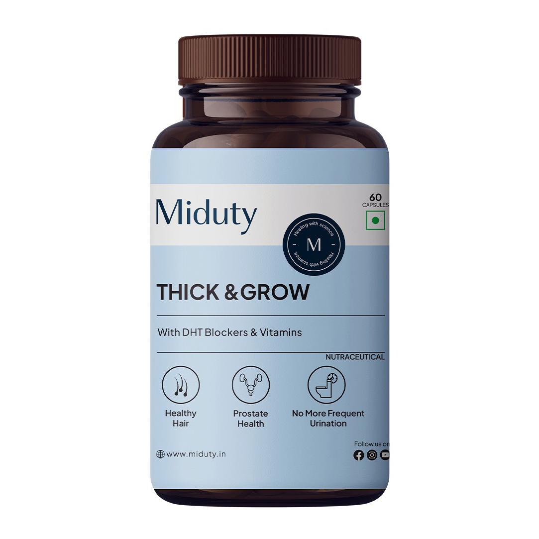 

Добавка для волосся (60 кап), Thick & Grow, Miduty