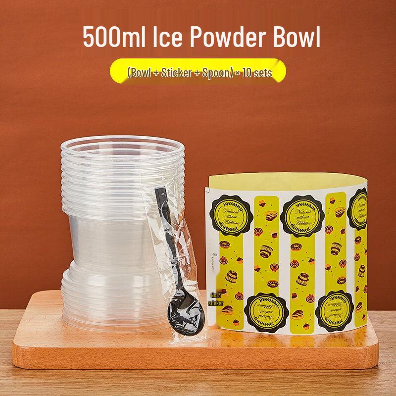 ZISIZ Disposable Plastic Dessert Bowl