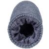 Hot Sale Unisex Warm Winter Hats Plush Fur Lined Warm Cap With Brim Outdoor Knitted Hats For Men & Women