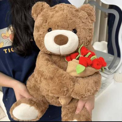 Internet Celebrity Rose Bear Doll Small Teddy Bear Doll Plush Toy Girl Valentine's Day Couple Gift