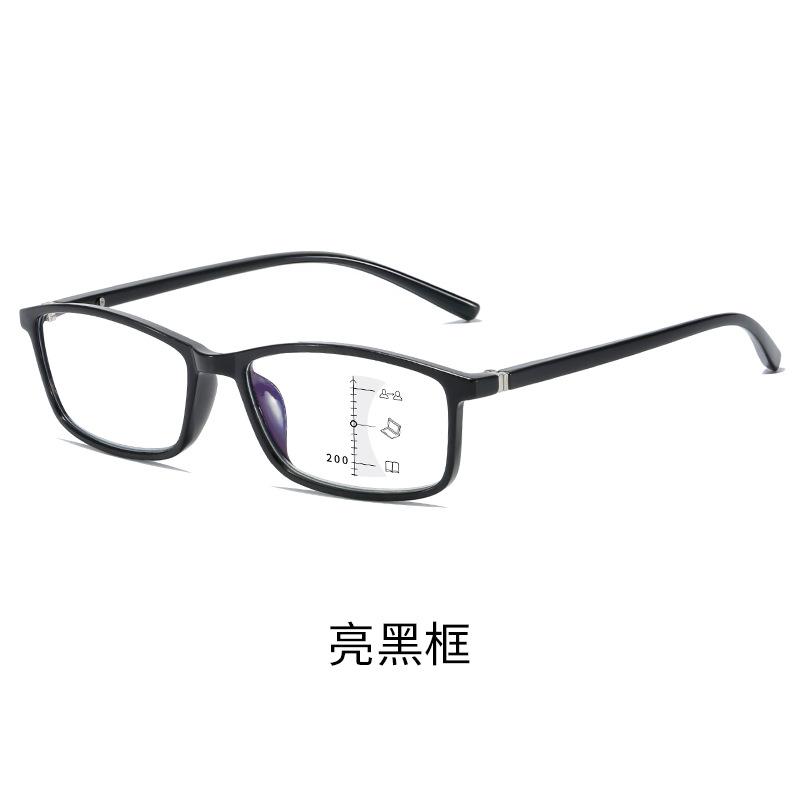 Small Frame Retro Progressive Multi-Focus Reading Glasses Far And Near Anti-Blue Light Middle-Aged And Elderly Reading Glasses