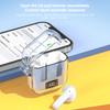 New Four Color Transparent Compartment TM90 Low Energy Consumption Digital Display In Ear Wireless Bluetooth Headset
