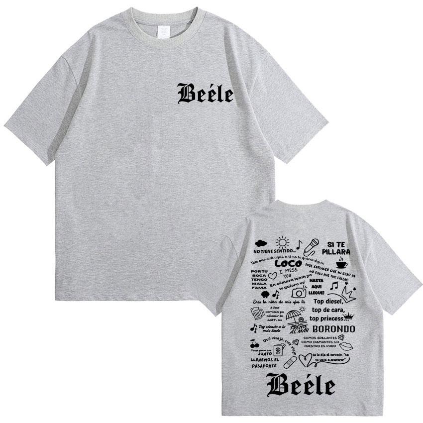 Rapper BEELE Album Merch Pop Graphic T Shirt Unisex Women Aesthetic Fashion Gothic Tshirts Summer Tops Oversized Tshirt Fans Gift