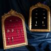 Vitrine Samt Ohrring Ring Regale Vintage Rahmen Displayständer Kommode