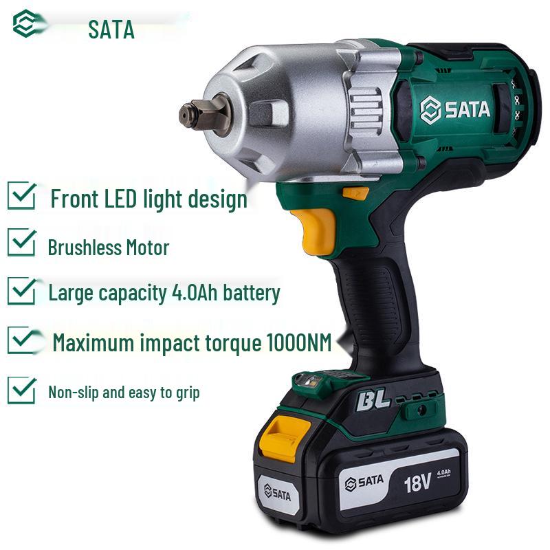 SATA Tools J Series 18V Brushless Impact Wrench (Models: 51073, 51074, 51075)