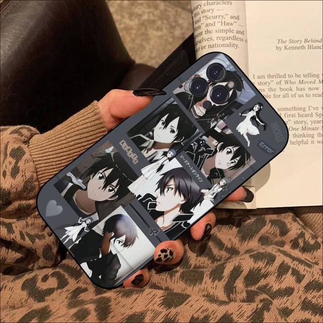 Sword Art Online Phone Case For Iphone 8 7 6 6s Plus X Se 2020 Xr Xs 14 11 12 13 Mini Pro Max Mobile Case
