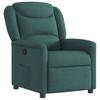 Recliner Chair Dark Green Fabric