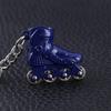 Ring Keyring Bag Holder Roller Skate Key Chain Skating Pendant Single row skating Skate Key Chain