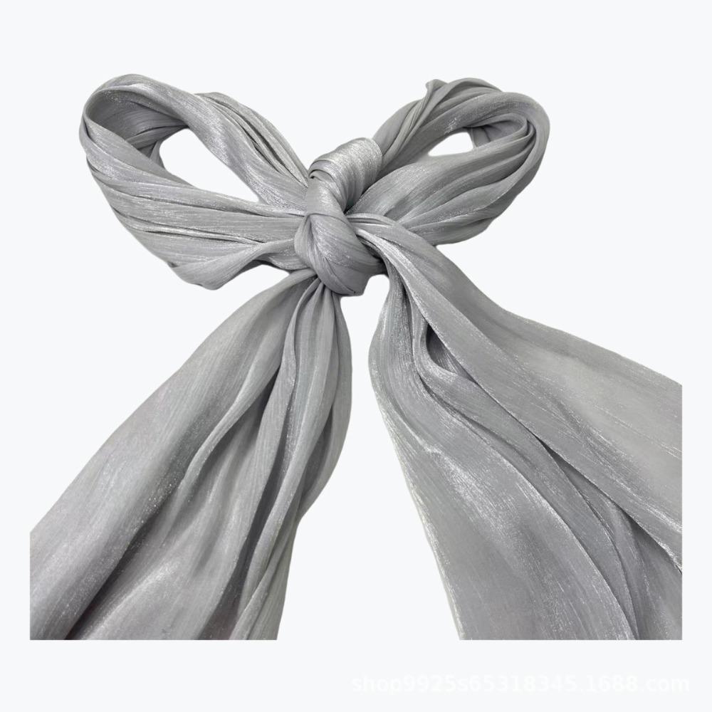 Fashion Luxury Chiffon Hijab Breathable Oversized Silk Scarf Elegant Headscarf Daily Wear