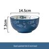 Abay Bubble Fish Ceramic Dining Bowl