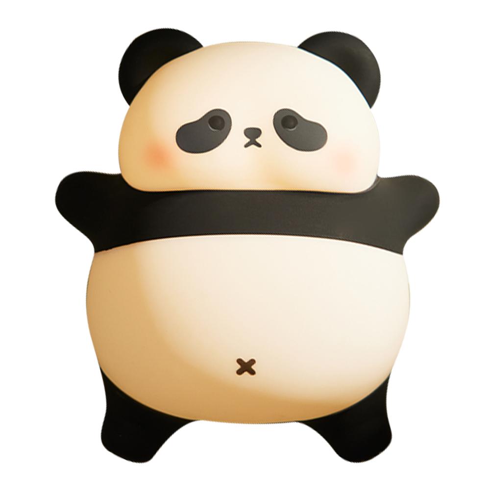 

A008 Cute Panda Soft Silicone Night Lamp Rechargeable Bedside LED Tap Light (CE,ROHS,FCC,CPC Certified) A