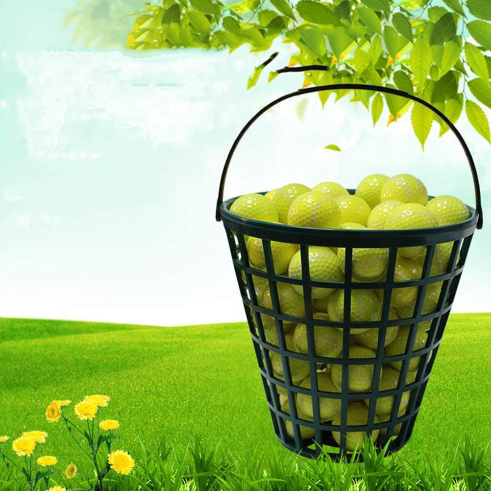 Ball Basket Plastic Ball Container with Handle Ball Holder Container