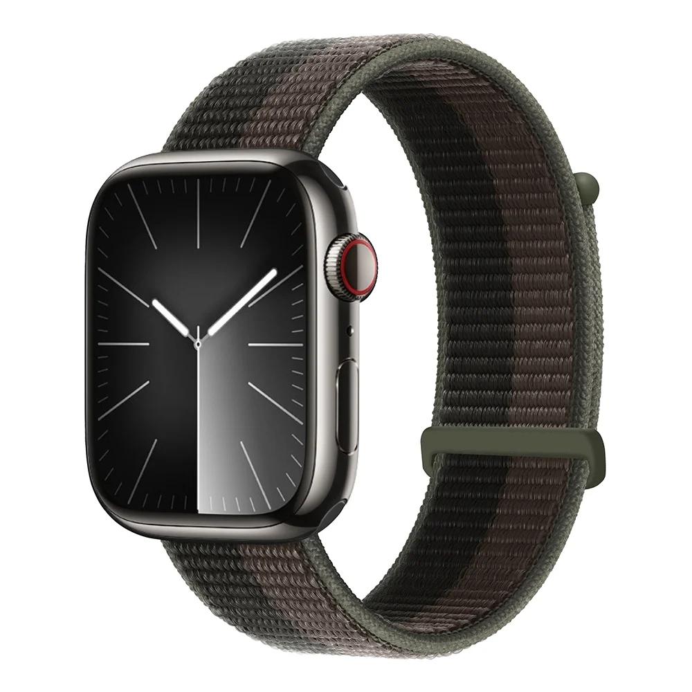 

Braided Nylon Loop Strap For Apple Watch 11 10 9 8 7 45mm 41mm 42mm 46mm Ultra 3/2 49mm Comfortable Bracelet iWatch 6 5 SE Belt Series 11-10 42mm