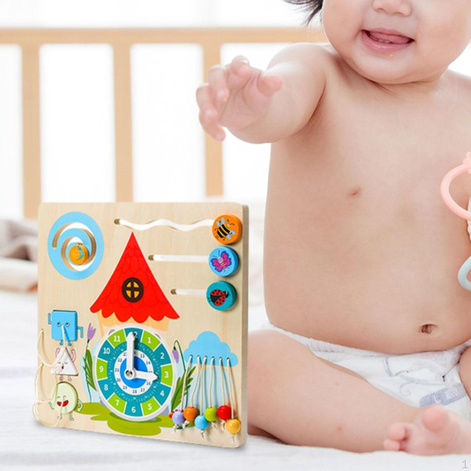 

Деревянная бизи-доска Монтессори развивающая мелкую моторику дошкольного возраста сенсорная обучающая игрушка для style C