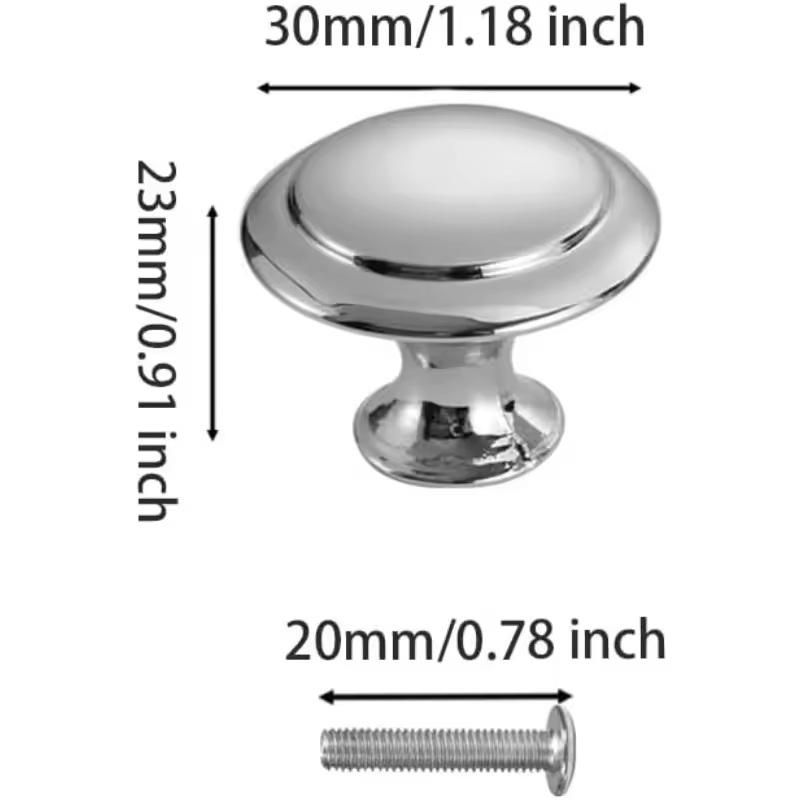 10/20 ks Nerezové úchytky na skříňku Americký styl Kuchyňské úchytky na dvířka skříněk Knoflíky na zásuvky Úchytka na nábytek Kování