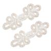 Five-Lobed Flower Button Decorative Cheongsam Button Fasteners for Traditional Chinese Garment Sewing Embellishments