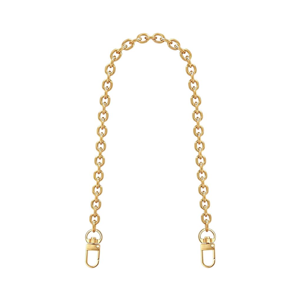 Chaîne de Portefeuille Sac à Main Chaînes Plates avec Boucles Métalliques Chaîne de Sangle pour Sac Bandoulière pour Sac à Main Portefeuille DIY Sac à Main Sac à Bandoulière Pochette