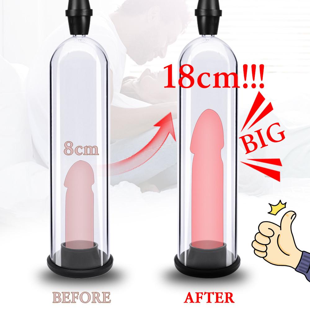 Compact Vacuum Penis Pump Trainer with Grip: Negative Pressure Enlargement Device for Men