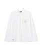 Schott DEER STUDS LS T-SHIRT BURST, Men's Deer Studs Pocket Long T-Shirt, Size 2XL, White, 782-5130002