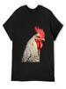 Cocky Rooster T-Shirt Customizeds  Unisex Graphic T-Shirts Hip Hop