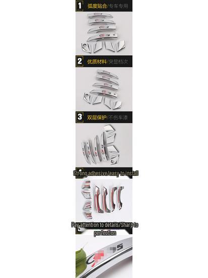 CS75 Car Door Armrest Handle Trim & Decoration Sticker for 16 Models